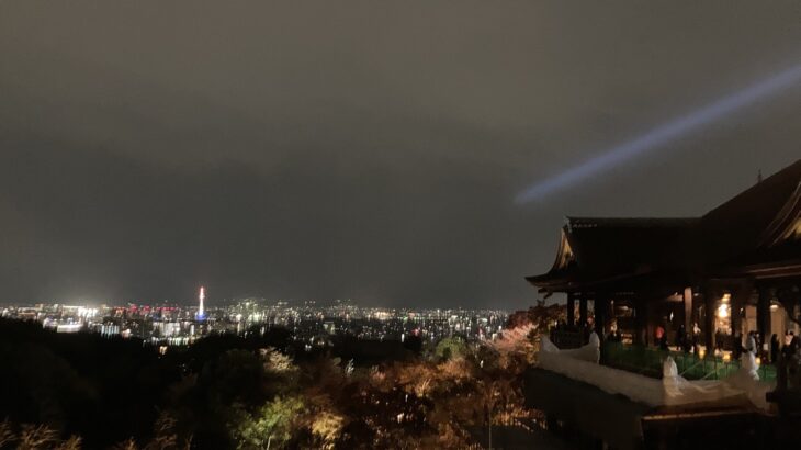 清水寺のライトアップ